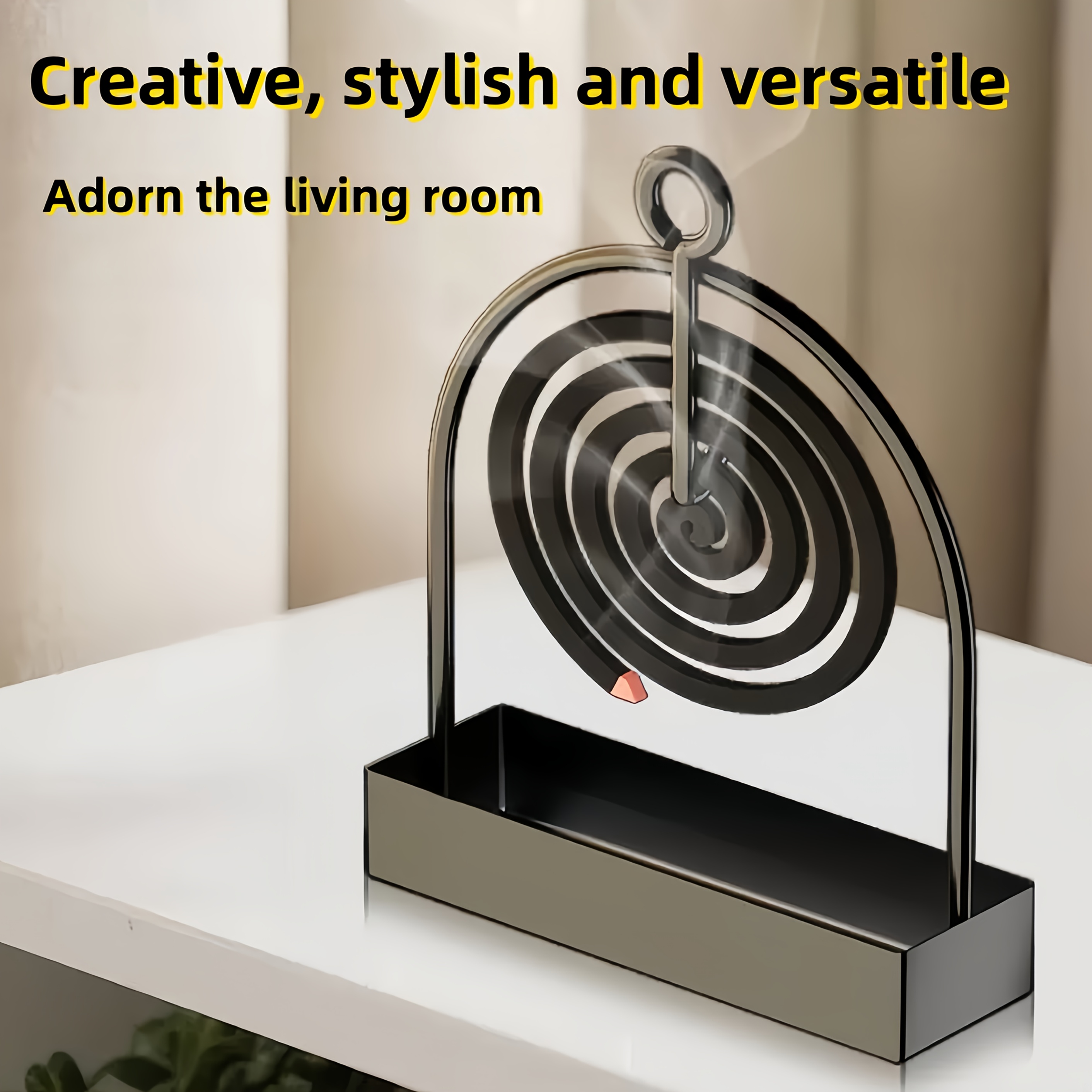 Tulsi Holy Basil - 1pc Mosquito Coil Stand,Suitable for Hanging
