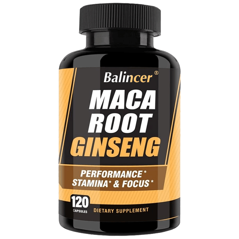 Valerian Root Capsule - Maca Root Capsules 10000mg with Ginseng,