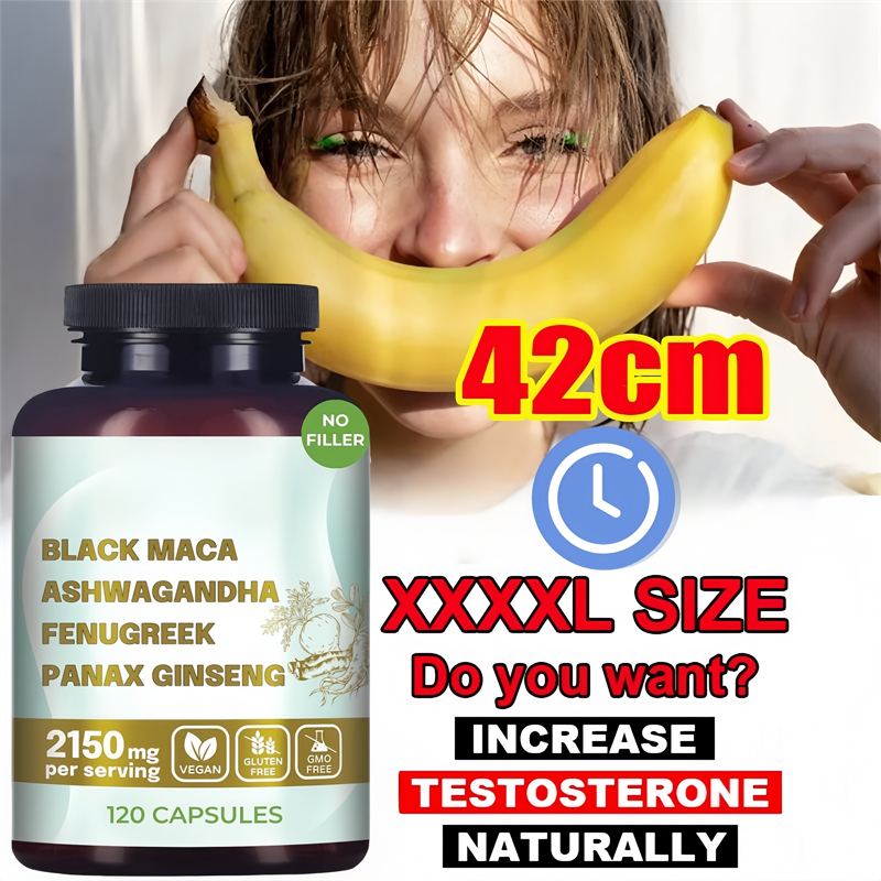 Valerian Root Capsule - Original Black Maca Root, Ashwagandha, Panax