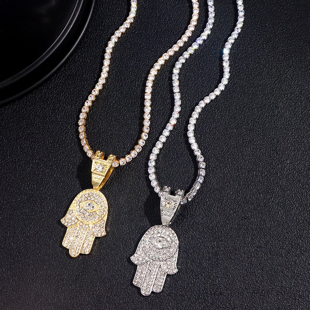 Bling Crystal Hamsa Hand Evil  - Tulsi Holy Basil avis et prix