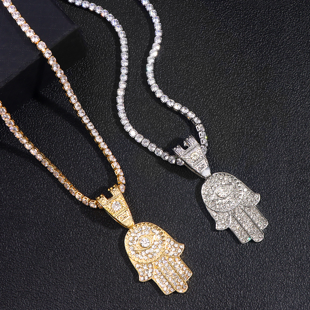 Bling Crystal Hamsa Hand Evil  - Tulsi Holy Basil avis et prix