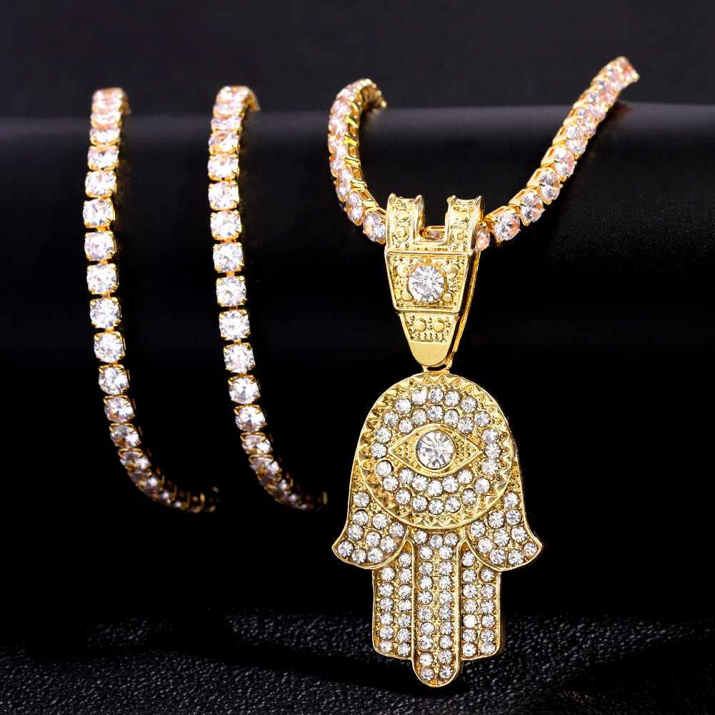 Bling Crystal Hamsa Hand Evil  - Tulsi Holy Basil avis et prix