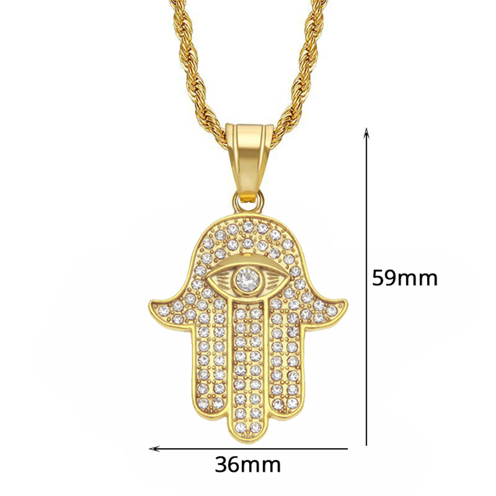 Turkish Eye Hamsa Hand of Fati - Tulsi Holy Basil avis et prix
