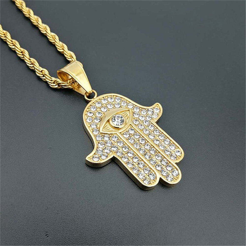 Turkish Eye Hamsa Hand of Fati - Tulsi Holy Basil avis et prix