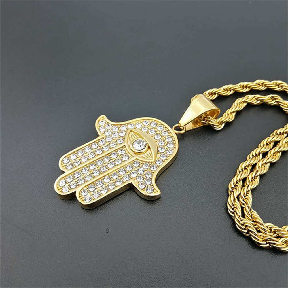 Turkish Eye Hamsa Hand of Fati - Tulsi Holy Basil avis et prix