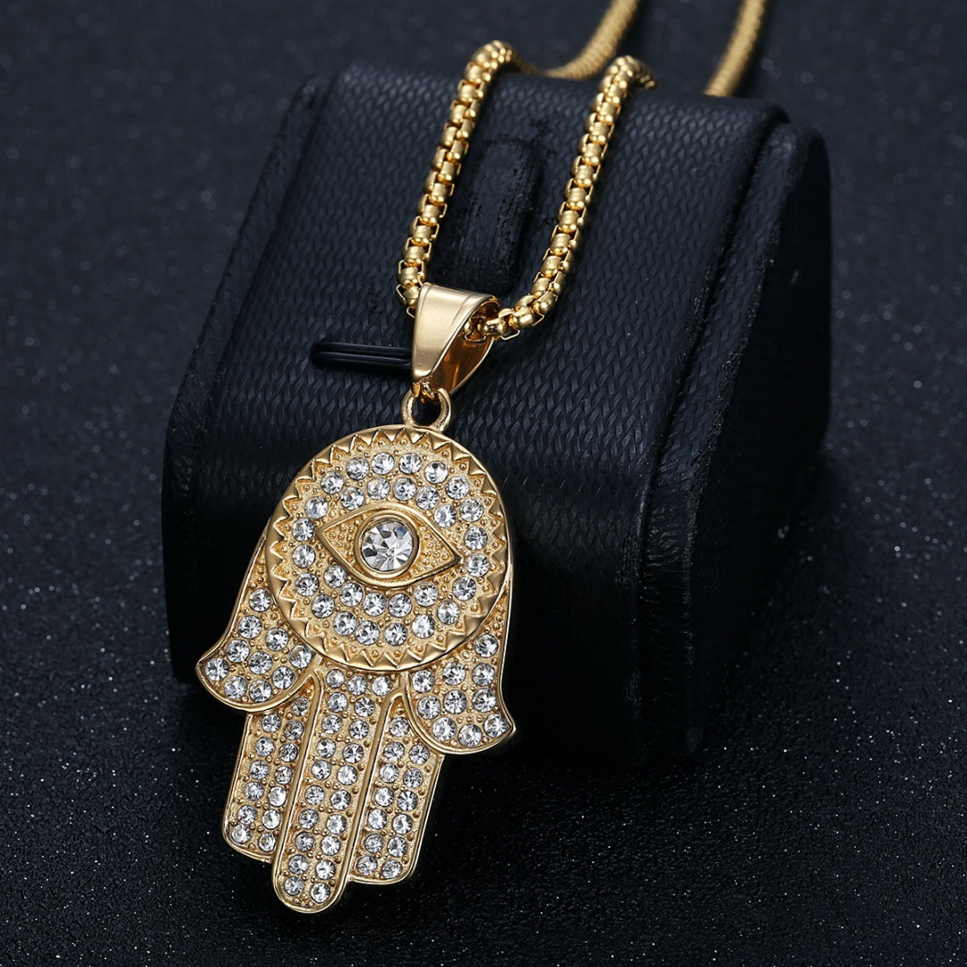 Hip Hop Iced Out Bling Hamsa H - Tulsi Holy Basil avis et prix