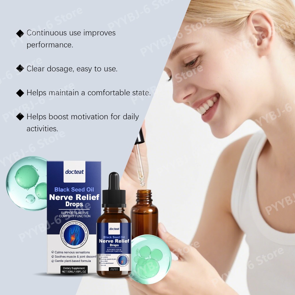 Black Seed Oil Liquid Drops 50 - Herbal Wellness Liquid avis et prix