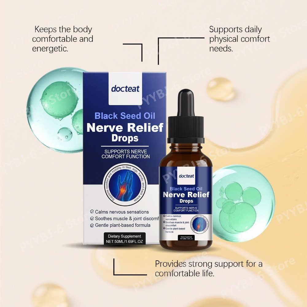 Black Seed Oil Liquid Drops 50 - Herbal Wellness Liquid avis et prix