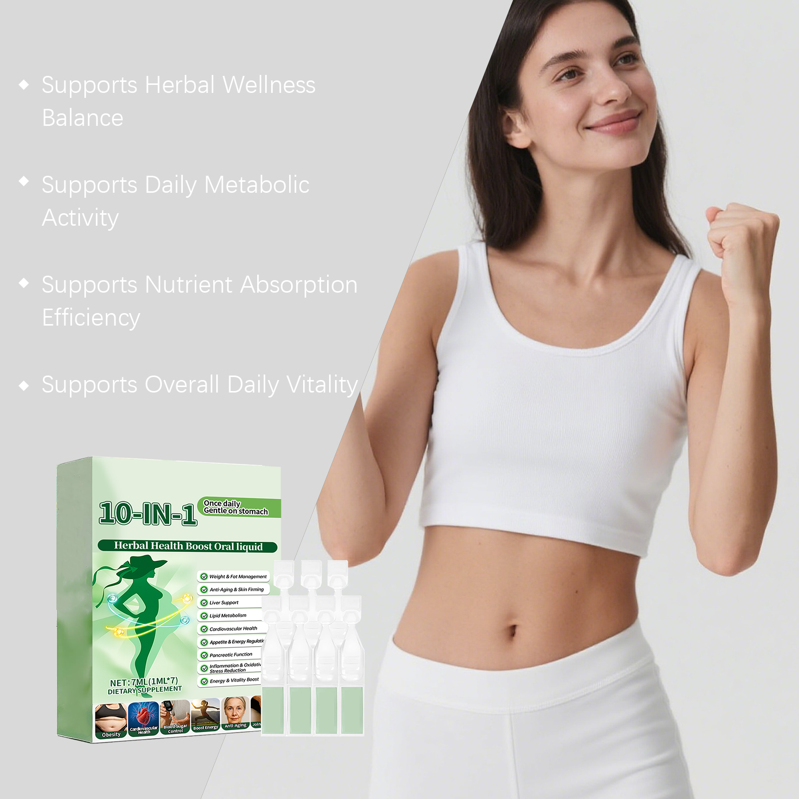 10 in 1 Herbal Health Support  - Herbal Wellness Liquid avis et prix