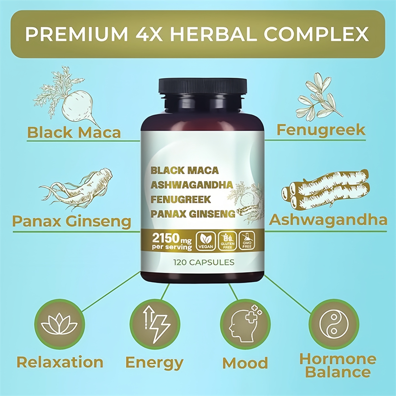 Original Black Maca Root, Ashw - Valerian Root Capsule avis et prix