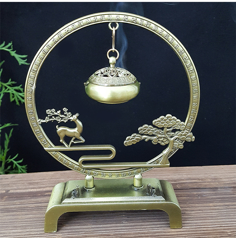 Fu Lu Shou Hanging Incense Bur - Tulsi Holy Basil avis et prix