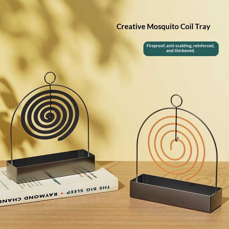 Metal Mosquito Coil Holder wit - Tulsi Holy Basil avis et prix