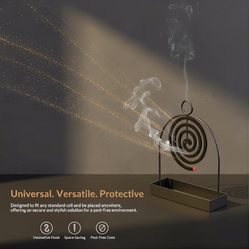 Metal Mosquito Coil Holder wit - Tulsi Holy Basil avis et prix