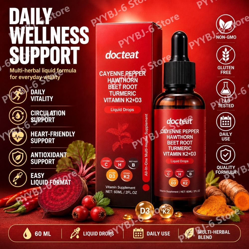 Cayenne Pepper Liquid Drops wi - Herbal Wellness Liquid avis et prix