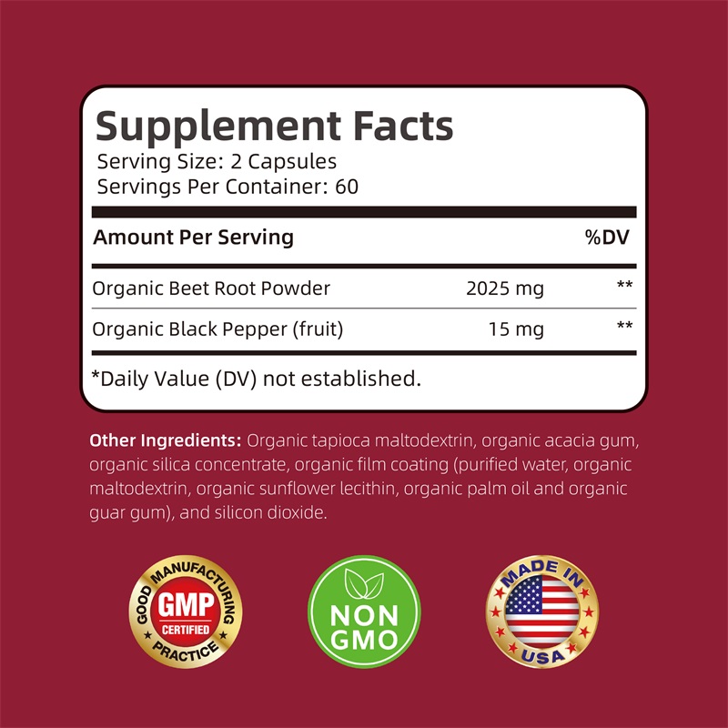 Beet Root Capsules - Beetroot  - Valerian Root Capsule avis et prix