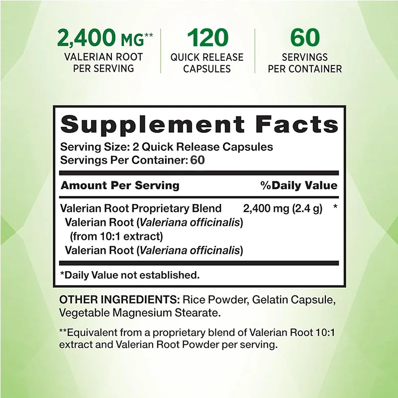 Valerian Root Capsules - It He - Valerian Root Capsule avis et prix