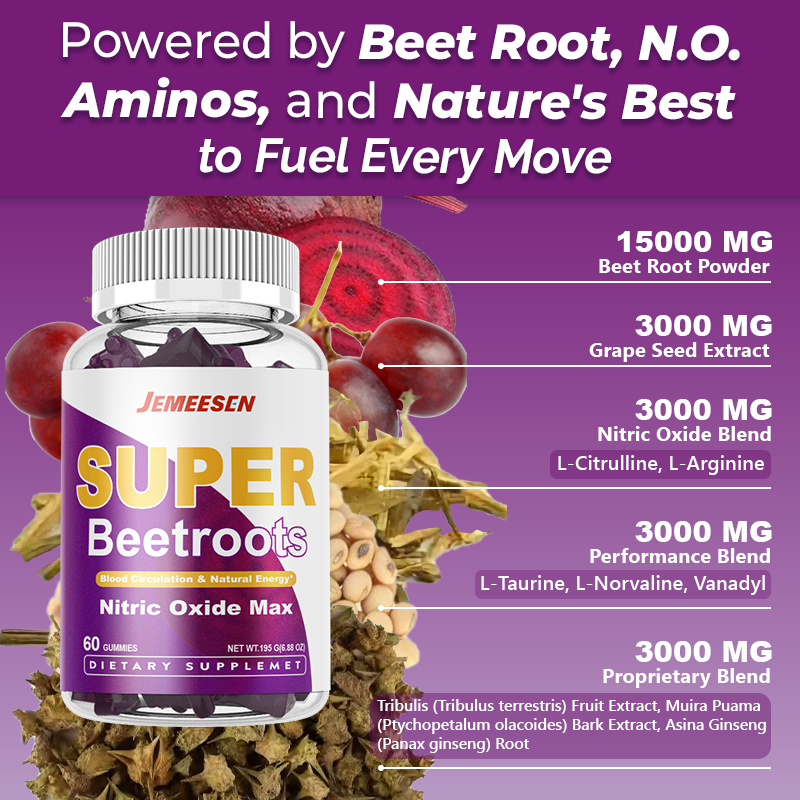 Nitrate Power Gummies - Beet R - Valerian Root Capsule avis et prix