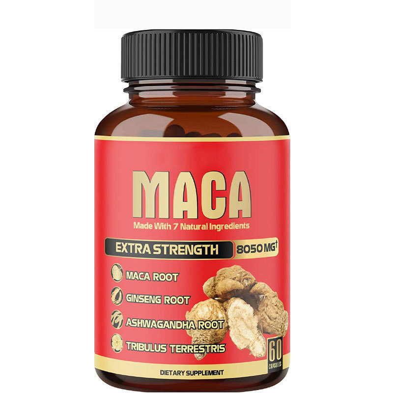 2 Pcs 8050mg Organic Black Mac - Valerian Root Capsule avis et prix